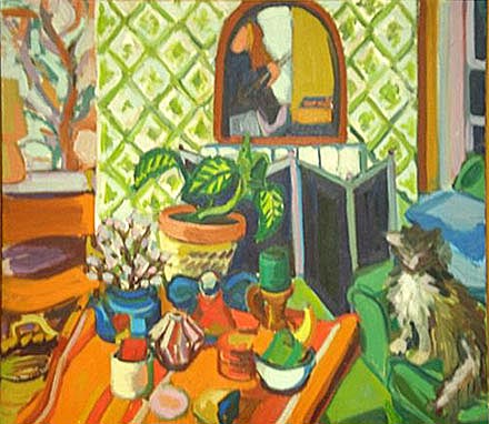 Interior with cat